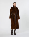 Cappotto lungo dalla texture soffice