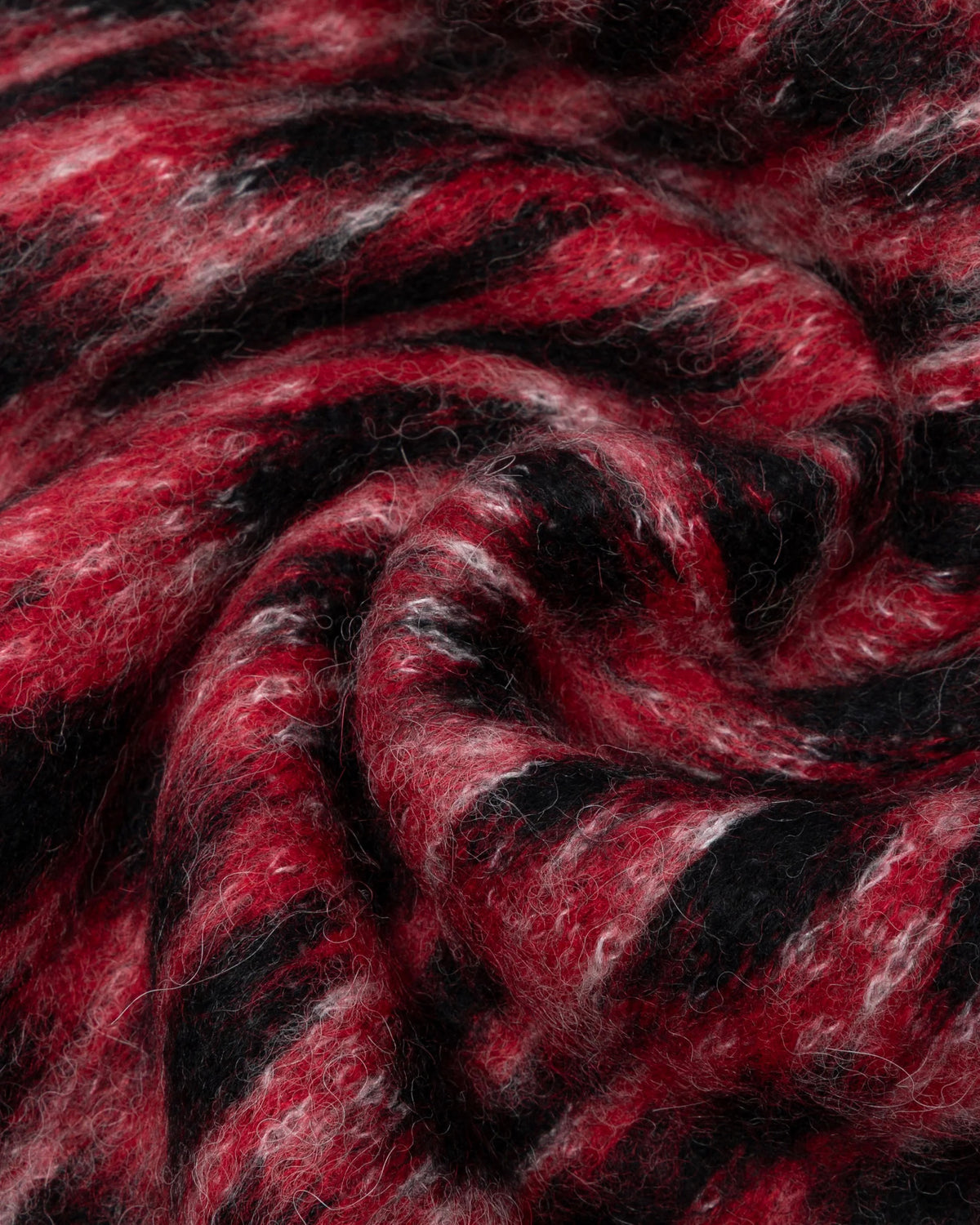 Sciarpa in maglia pettinata