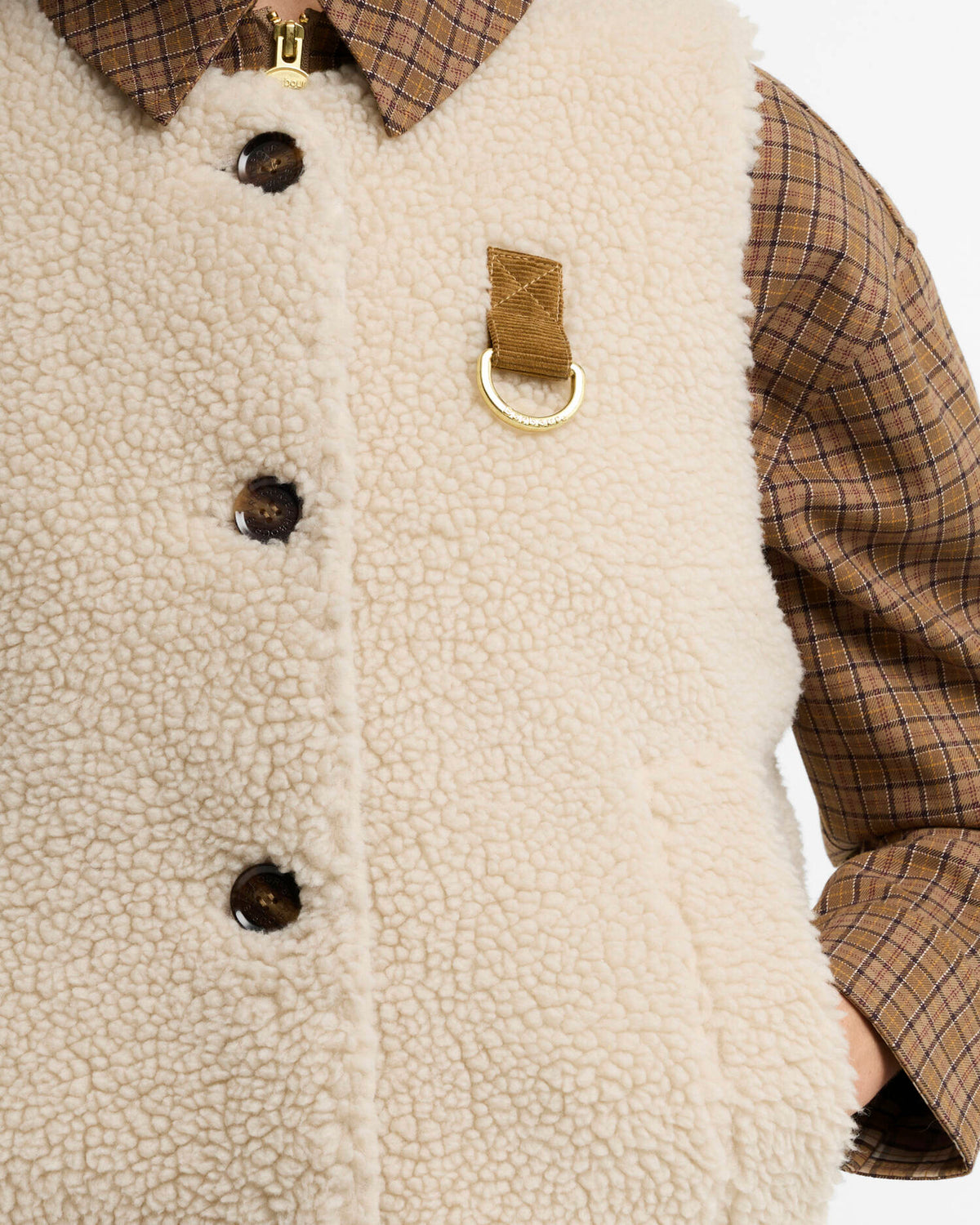 Gilet in pile Bowes