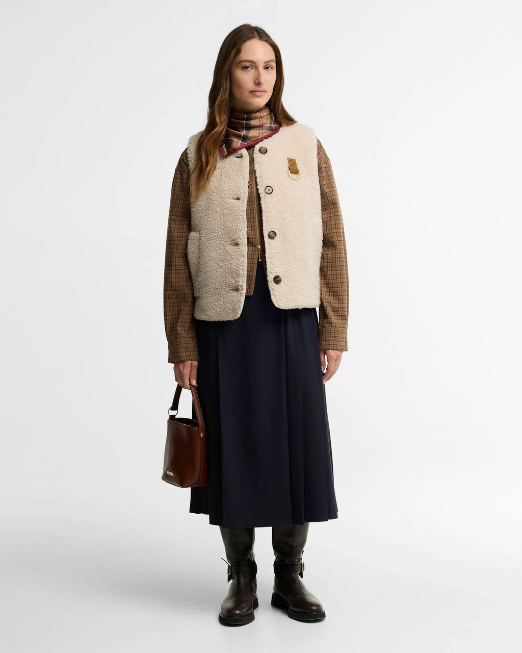 Gilet in pile Bowes