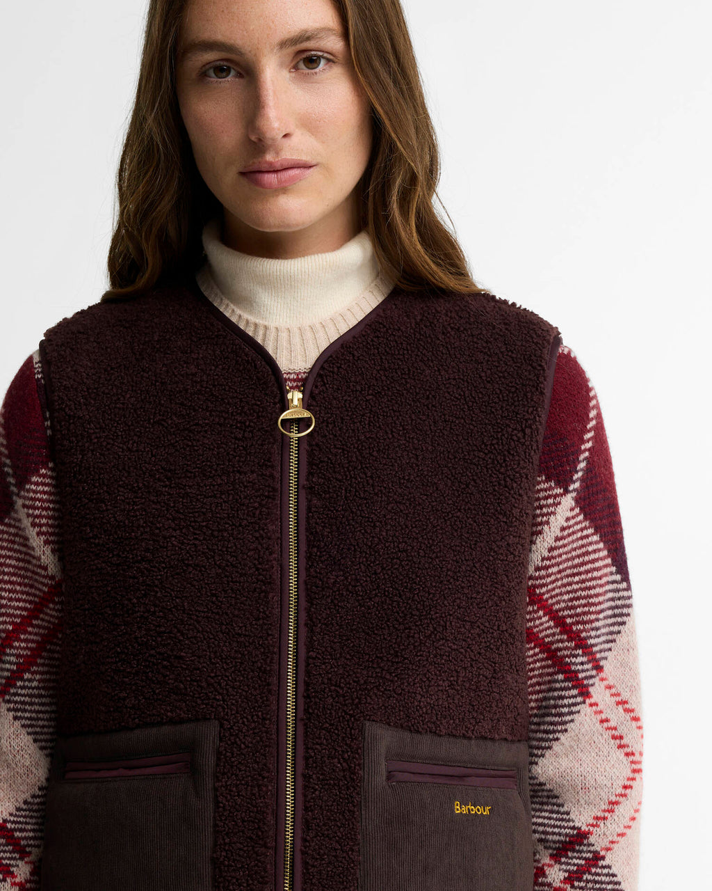 Gilet Bainford in pile Teddy