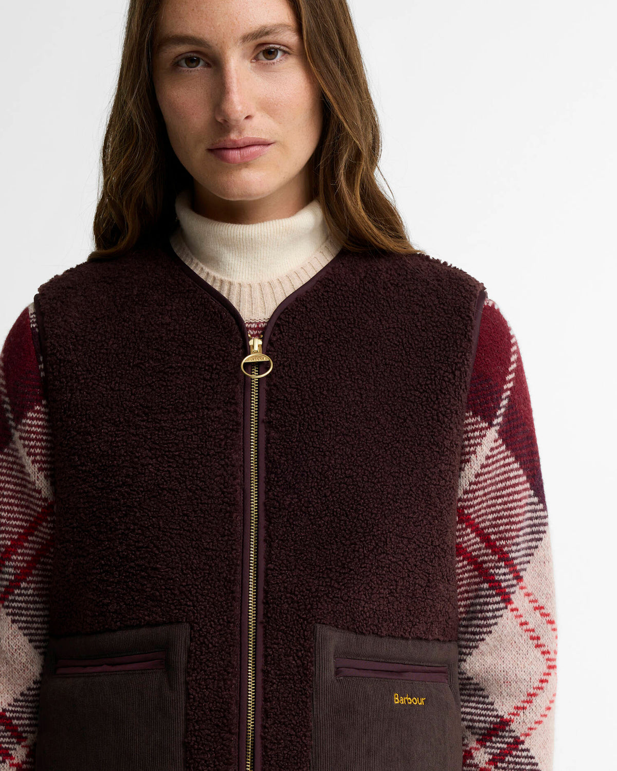 Gilet Bainford in pile Teddy