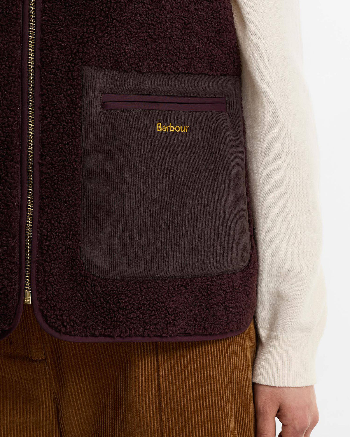 Gilet Bainford in pile Teddy