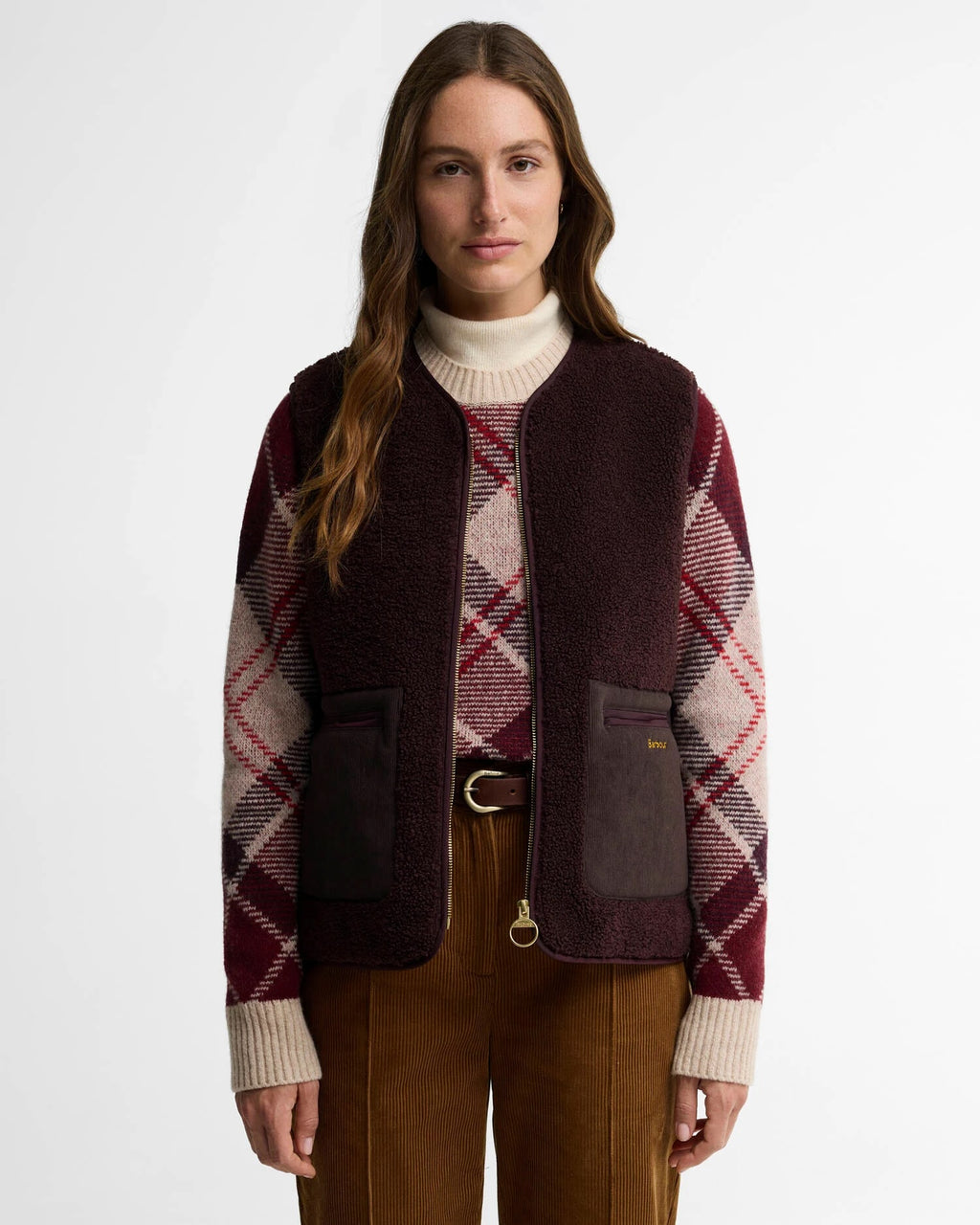 Gilet Bainford in pile Teddy