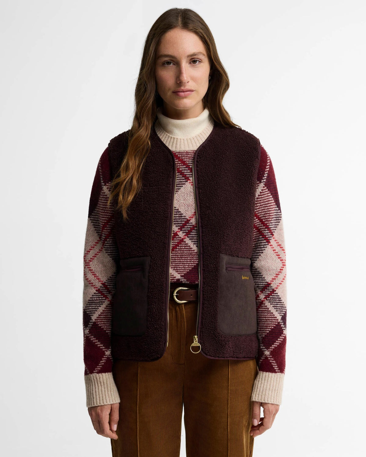 Gilet Bainford in pile Teddy