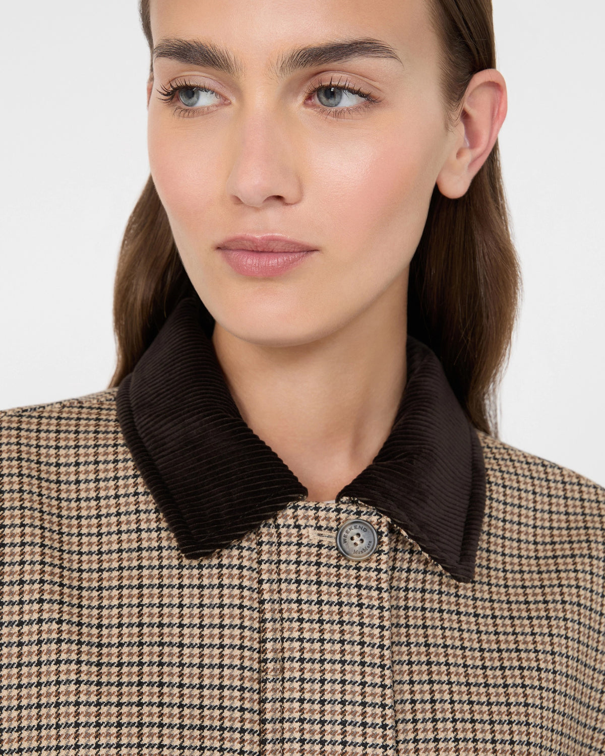 Giacca bomber in lana Pied de Poule