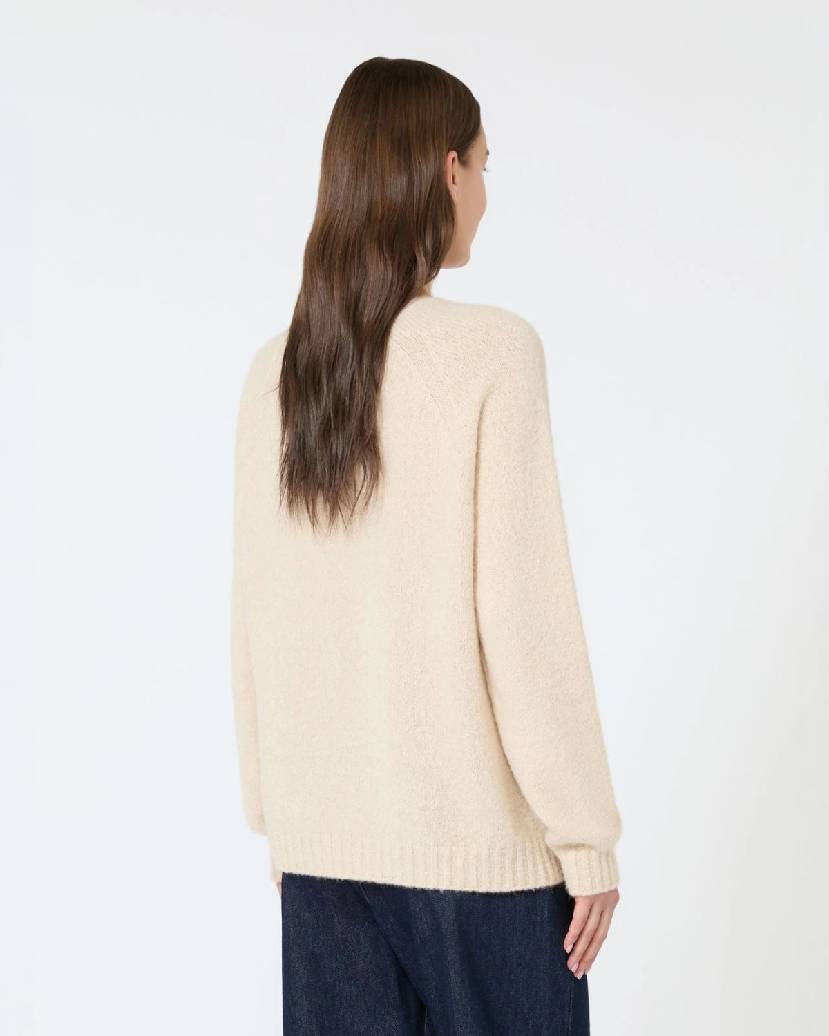 Maglia in alpaca e cotone