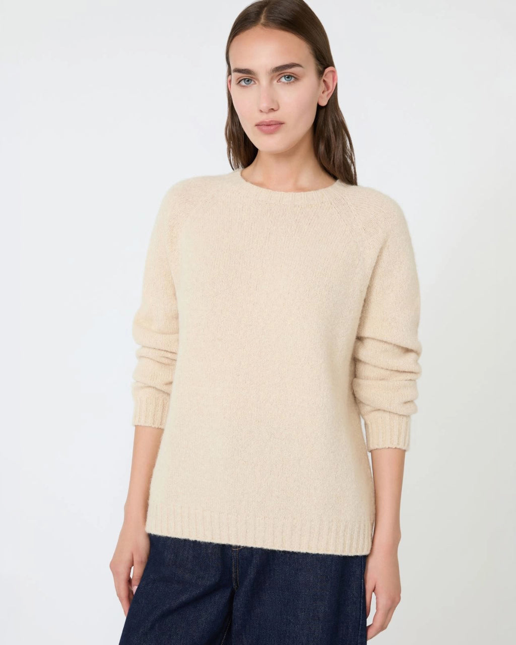 Maglia in alpaca e cotone