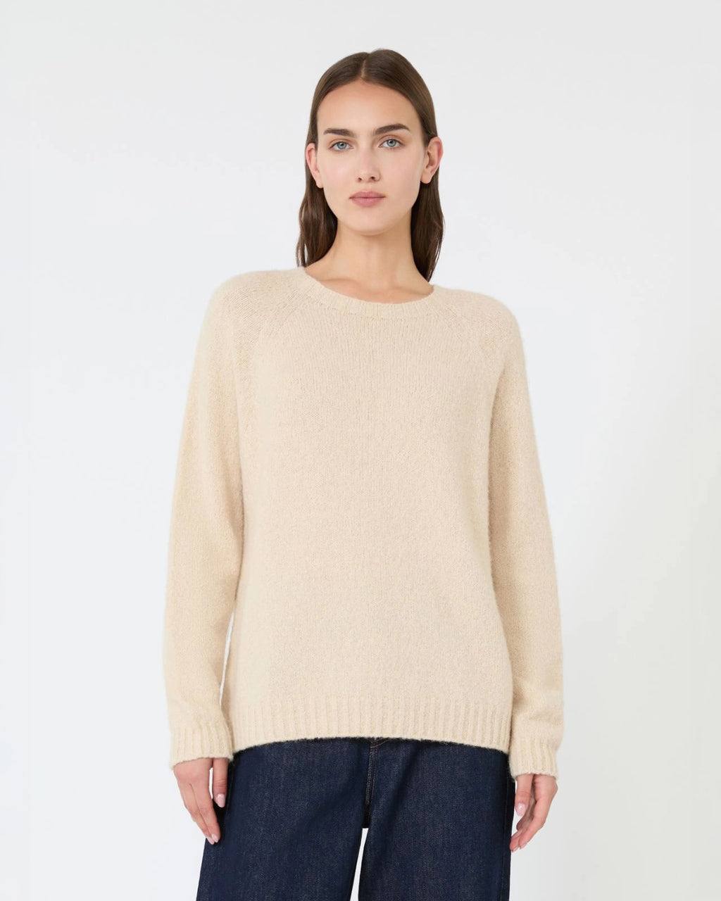 Maglia in alpaca e cotone