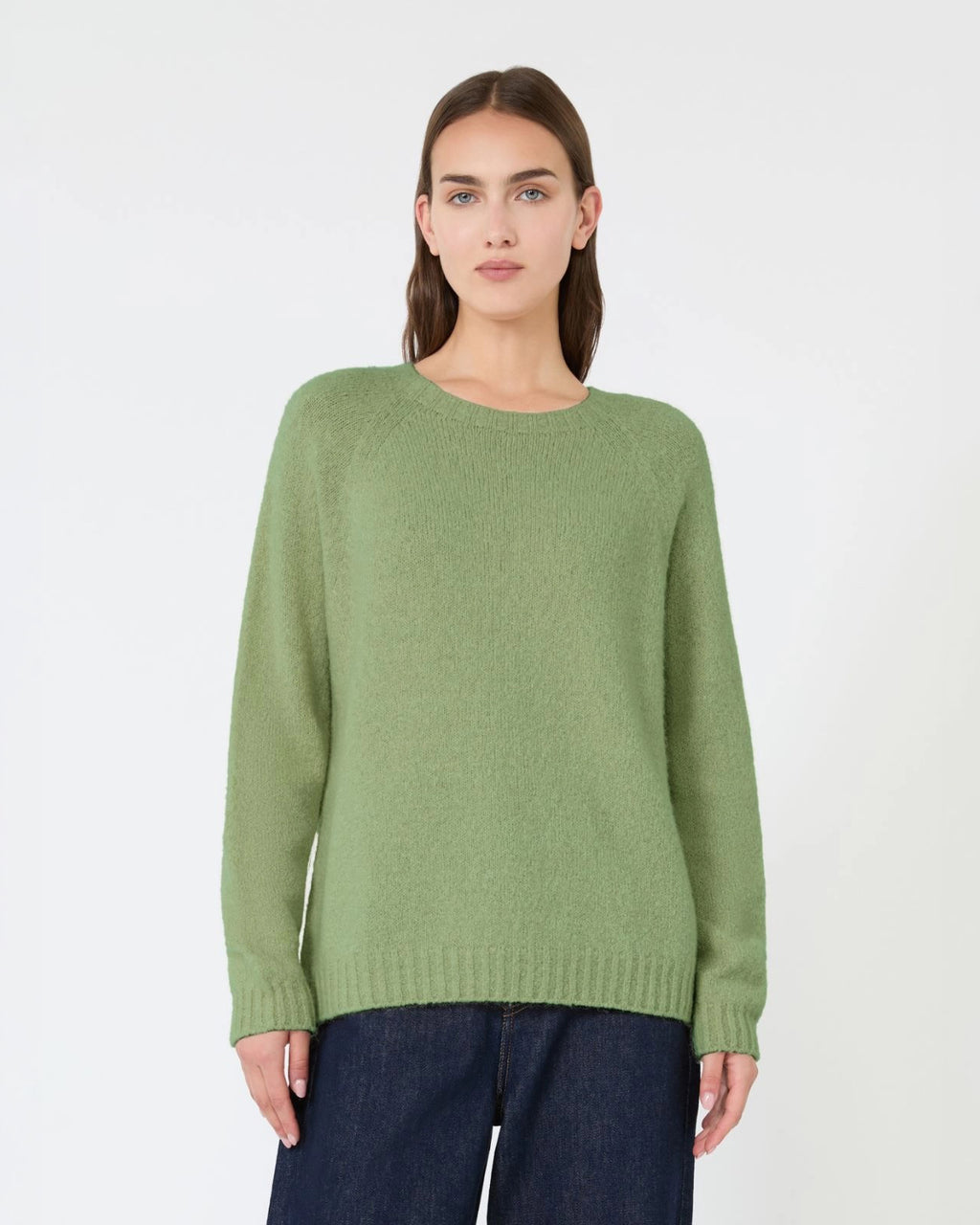 Maglia in alpaca e cotone
