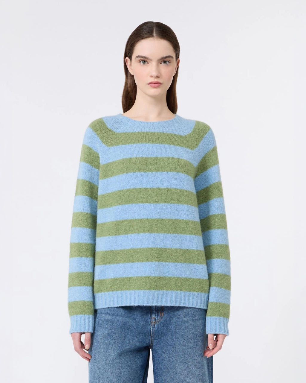 Maglia in alpaca e cotone