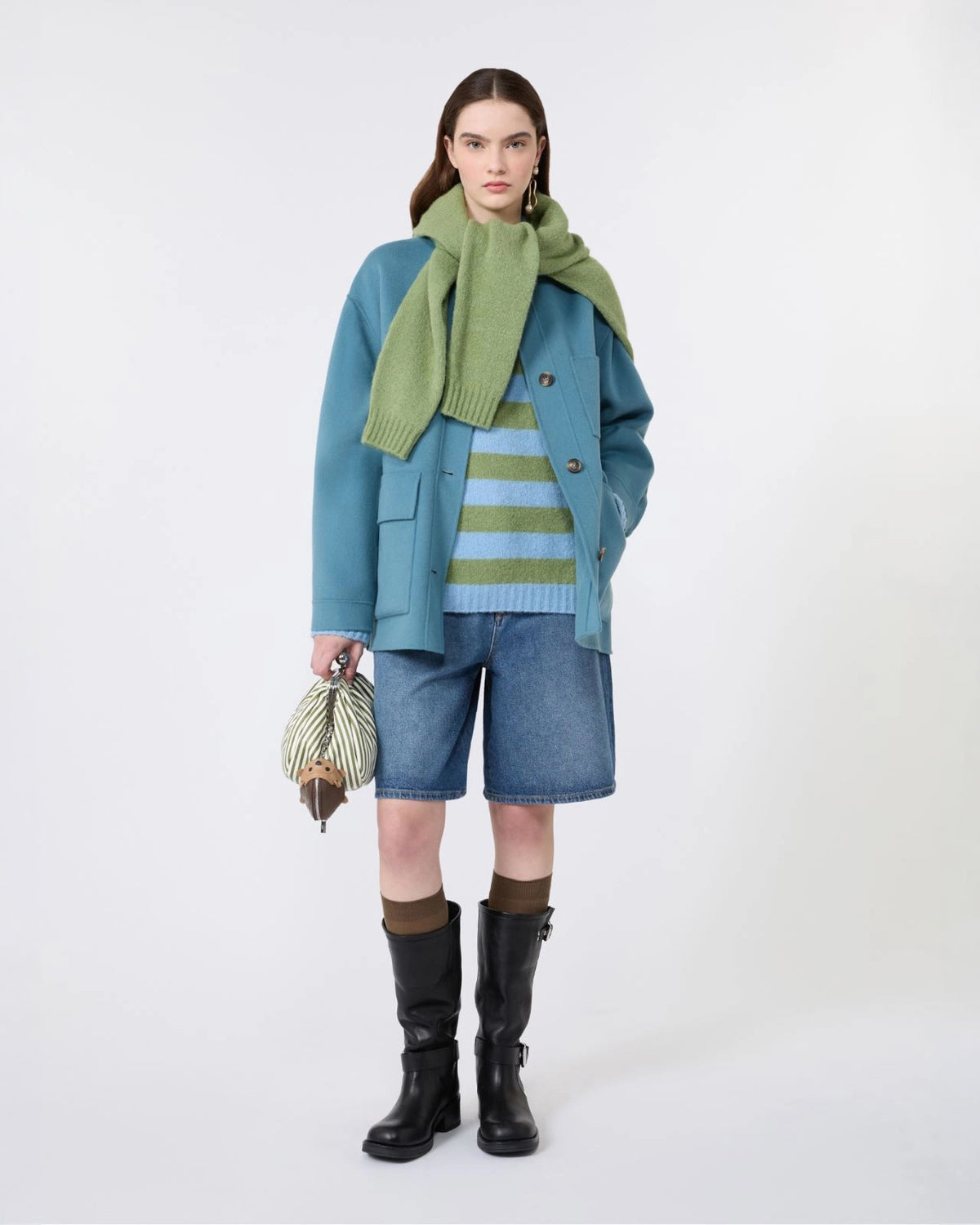 Maglia in alpaca e cotone