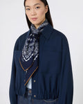 Foulard in lana, cachemire e seta