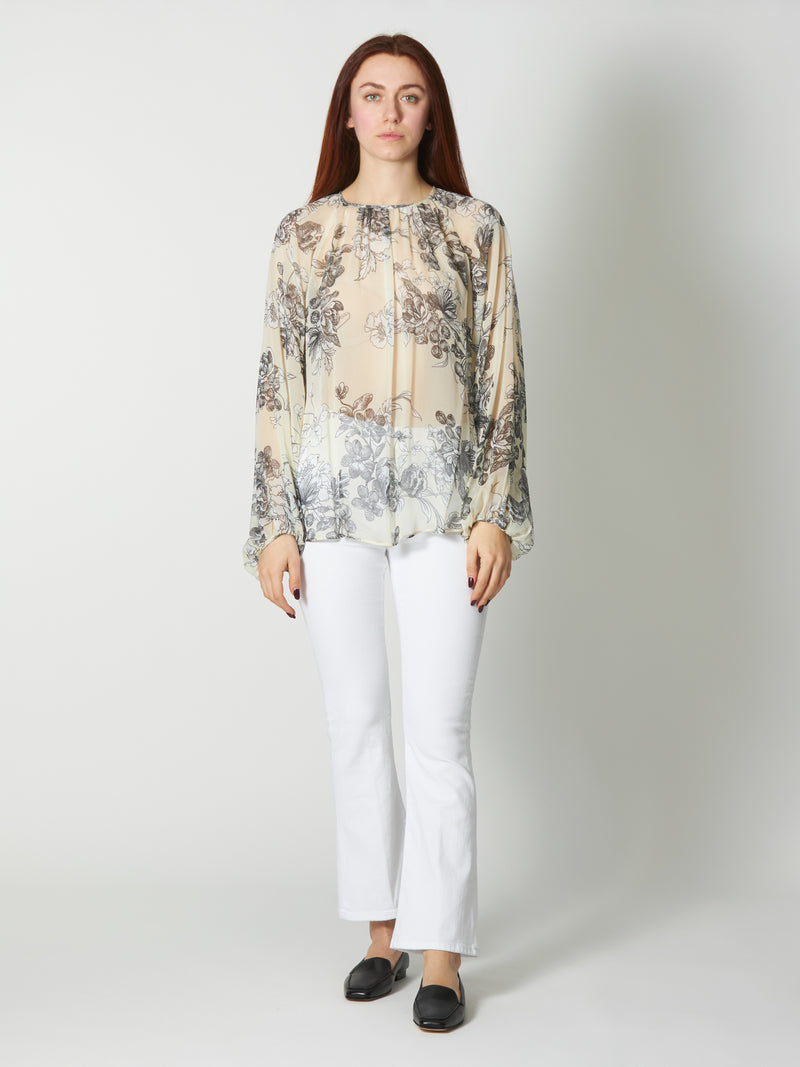 Blusa Stampa Botanic