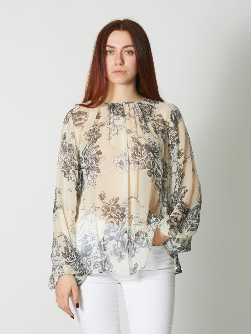 Blusa Stampa Botanic