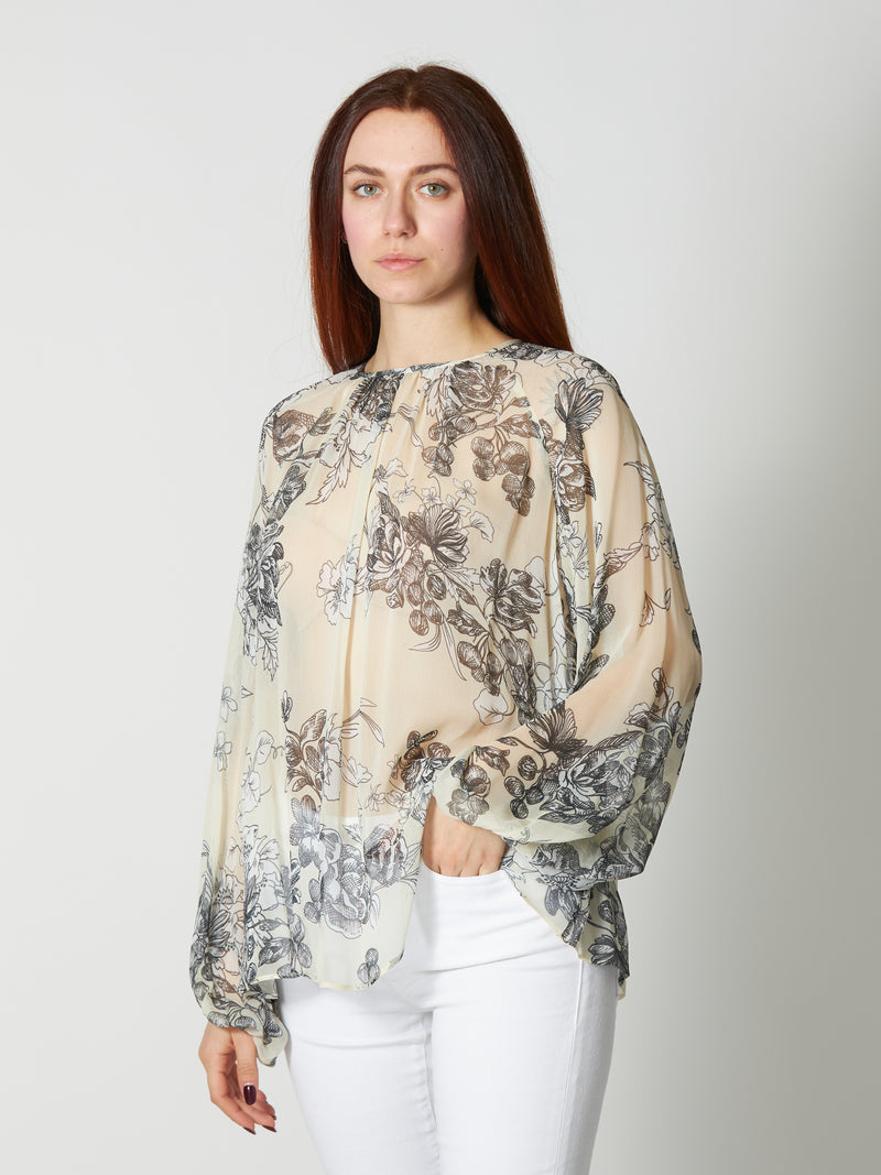 Blusa Stampa Botanic