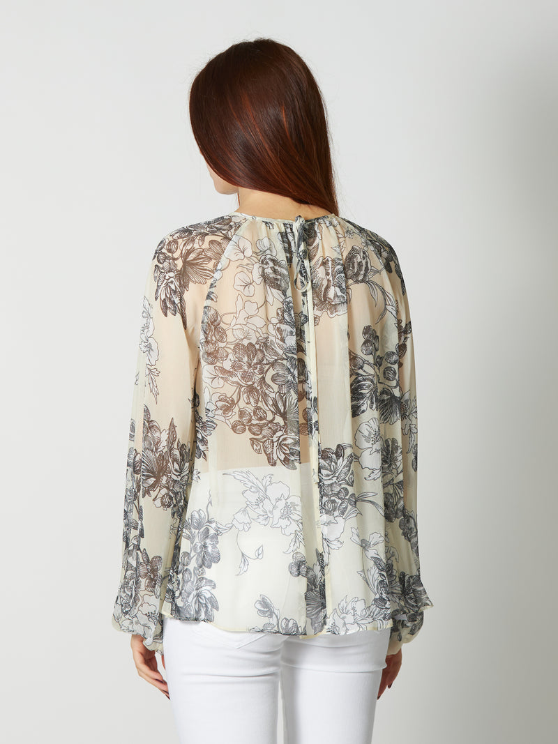 Blusa Stampa Botanic